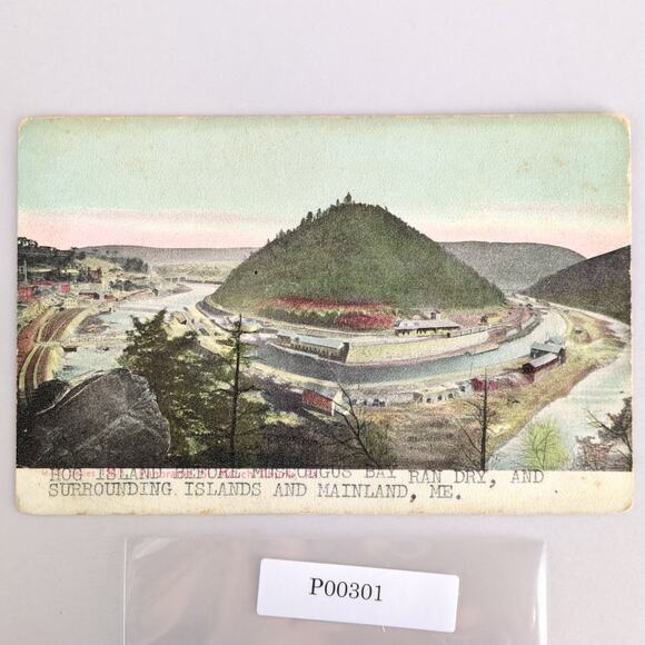 Antique Postcard Panorama of Mauch Chunk Pennsylvania PA Trains Jim Thorpe - Picture 1 of 2